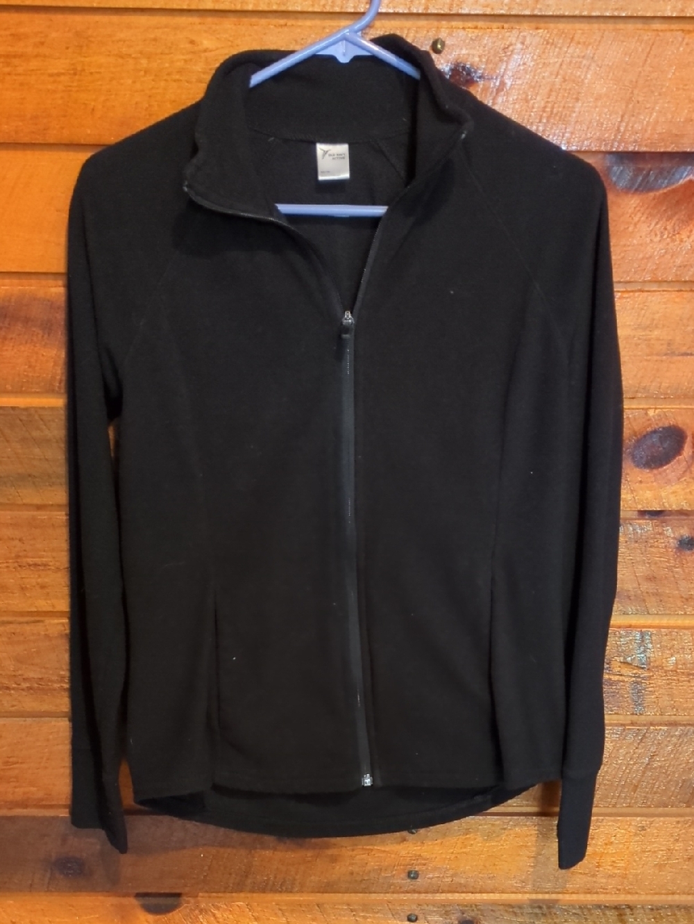 Old Navy Women's Black Full-Zip Jacket